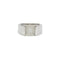 Bague 48 Cartier Tank - Bague en or blanc et pierre de lune 58 Facettes 240064R