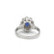 Bague 53 Bague saphir et diamants en or blanc et platine 58 Facettes 240034R