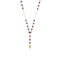 Collier Orso grigio - Collier chapelet en or jaune 18 ct et grenats 58 Facettes 34278
