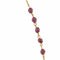 Collier Orso grigio - Collier chapelet en or jaune 18 ct et grenats 58 Facettes 34278