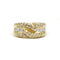 Bague 54 Bague en or jaune et diamants 58 Facettes 220099R