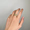 Bague 54 Bague en or jaune et diamants 58 Facettes 220099R