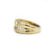 Bague 54 Bague en or jaune et diamants 58 Facettes 220099R