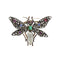 Broche Broche Libellule en or, argent et pierres précieuses 58 Facettes 220097R