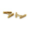Boutons de manchette Boutons de manchette en or jaune 58 Facettes 220034R