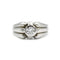 Bague 52 Bague en or blanc et diamant 58 Facettes 220020R