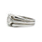 Bague 52 Bague en or blanc et diamant 58 Facettes 220020R