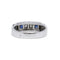 Bague 54 Bague en or blanc, saphirs et diamants 58 Facettes 220009R