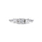 Bague 53.5 Bague trilogie en or blanc et diamants 58 Facettes 220012R