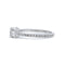 Bague 53.5 Bague trilogie en or blanc et diamants 58 Facettes 220012R