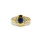 Bague 54 Bague en or jaune, saphir et diamants 58 Facettes 210076R