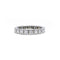 Bague 52 Alliance américaine en platine et diamants 58 Facettes 210221R