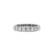 Bague 52 Alliance américaine en platine et diamants 58 Facettes 210221R