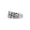 Bague 57 Bague en or blanc et diamants 58 Facettes 210181R