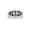 Bague 57 Bague en or blanc et diamants 58 Facettes 210181R