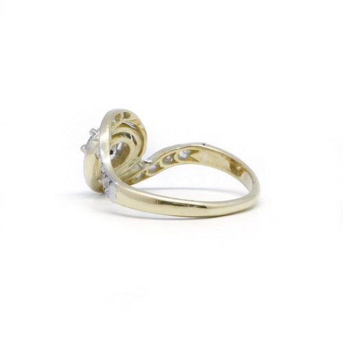 Bague 50 Bague en or jaune et diamants 58 Facettes 210132R-190283R