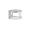 Bague 52 Bague pavée en or blanc et diamants 58 Facettes 210140R