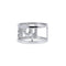 Bague 52 Bague pavée en or blanc et diamants 58 Facettes 210140R