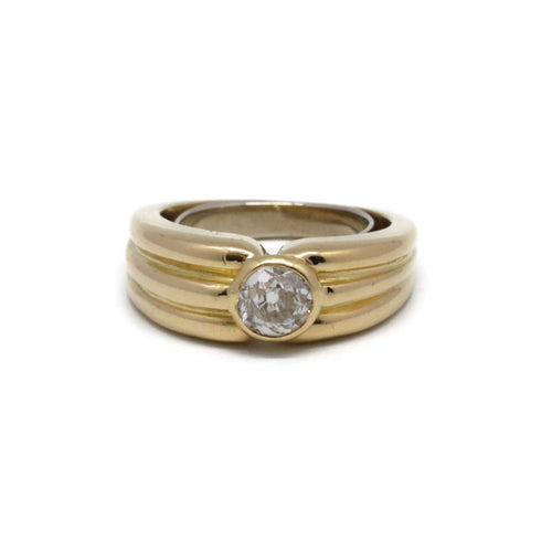 Bague 45 Bague en or jaune et diamant 58 Facettes 190084R