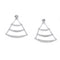 Boucles d'oreilles Korloff - Boucles d'oreilles en or blanc et diamants 58 Facettes 220369R