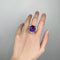 Bague 56 Mauboussin - Bague Mes Couleurs à Toi en or blanc, améthyste et diamants 58 Facettes 220252R