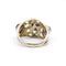 Bague 51 Bague en or jaune avec saphir, grenats et diamants 58 Facettes 200015R