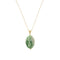 Collier Collier - Chaîne forçat en or jaune 18 ct et pendentif jade 58 Facettes 35132
