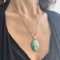Collier Collier - Chaîne forçat en or jaune 18 ct et pendentif jade 58 Facettes 35132