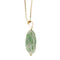 Collier Collier - Chaîne forçat en or jaune 18 ct et pendentif jade 58 Facettes 35132