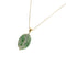 Collier Collier - Chaîne forçat en or jaune 18 ct et pendentif jade 58 Facettes 35132