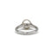 Bague 46 Bague en or blanc et perle de culture 58 Facettes 200051R