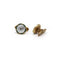 Boutons de col en or jaune, nacre et diamants 58 Facettes 140292R