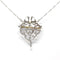 Collier Art Nouveau - Collier-broche en or jaune, platine, diamants et perles 58 Facettes 190144R