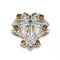 Broche Broche Art nouveau en or jaune et platine, saphirs et diamants 58 Facettes 190017R