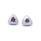 Boucles d'oreilles Boucles d'oreilles en or blanc, rubis et diamants 58 Facettes 220372R