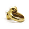 Bague 54 Toi et Moi - Bague en or jaune, perles et diamants 58 Facettes 130160R