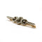 Broche Broche barrette en or jaune, argent et diamants 58 Facettes 160319R