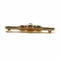 Broche Broche barrette en or jaune, argent et diamants 58 Facettes 160319R