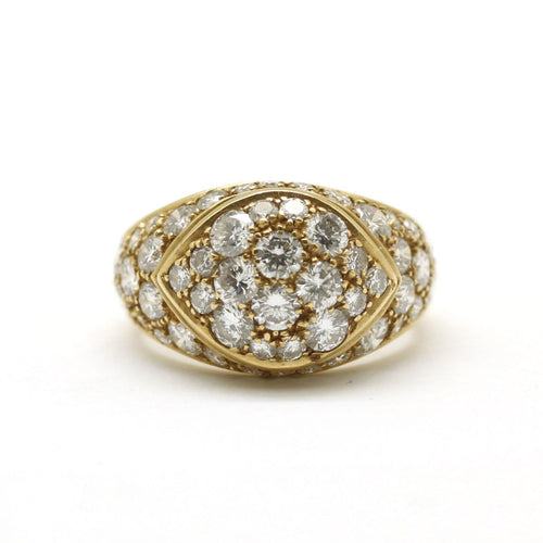 Bague 51 Bague en or jaune et diamants 58 Facettes 170179R
