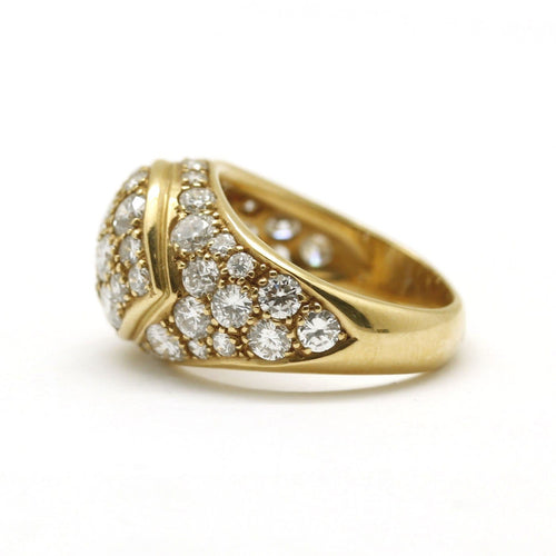 Bague 51 Bague en or jaune et diamants 58 Facettes 170179R