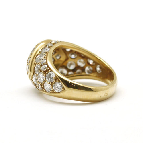 Bague 51 Bague en or jaune et diamants 58 Facettes 170179R