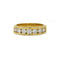 Bague 54 Demi-alliance - Bague en or jaune et diamants 58 Facettes 220570R