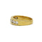 Bague 54 Demi-alliance - Bague en or jaune et diamants 58 Facettes 220570R