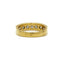 Bague 54 Demi-alliance - Bague en or jaune et diamants 58 Facettes 220570R