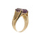 Bague Bague - Améthyste rectangulaire 6,50 ct en or jaune 18 ct 58 Facettes 35012