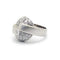 Bague 58 Bague en or blanc et diamants 58 Facettes 170127R
