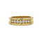 Bague 54 Demi-alliance en or jaune et diamants 58 Facettes 220568R