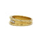 Bague 54 Demi-alliance en or jaune et diamants 58 Facettes 220568R