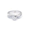 Bague 53 Bague torsadée en or blanc et diamants 0,35 ct 58 Facettes 220562R