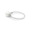 Bague 53 Bague en or blanc, perle et diamants 58 Facettes 140134R